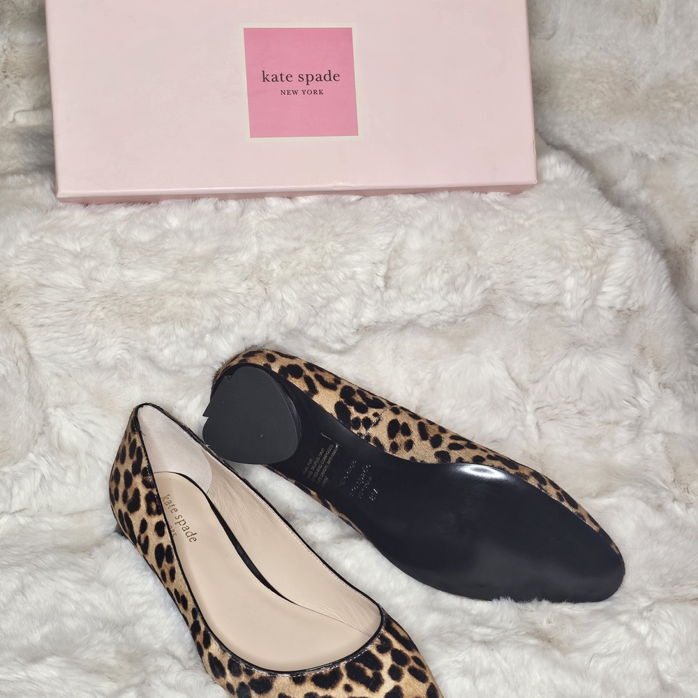 Kate Spade Leopard Print Flats